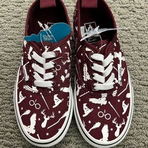 Vans Kids 13 Burgundy Harry Potter Sneakers